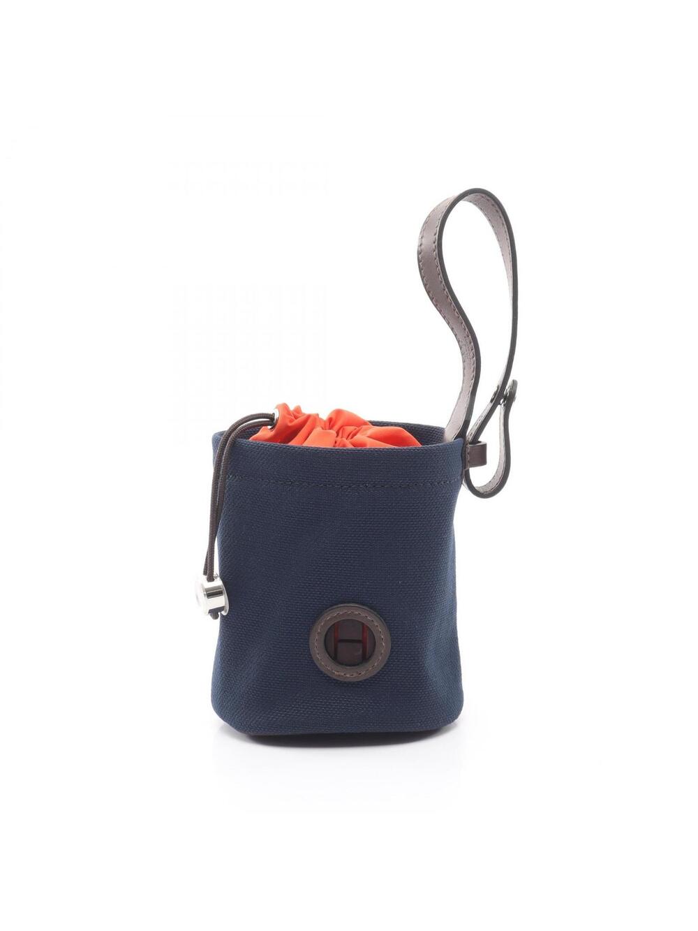 Hermes Dog Treat Pouch Bag B Canvas #352049H62B